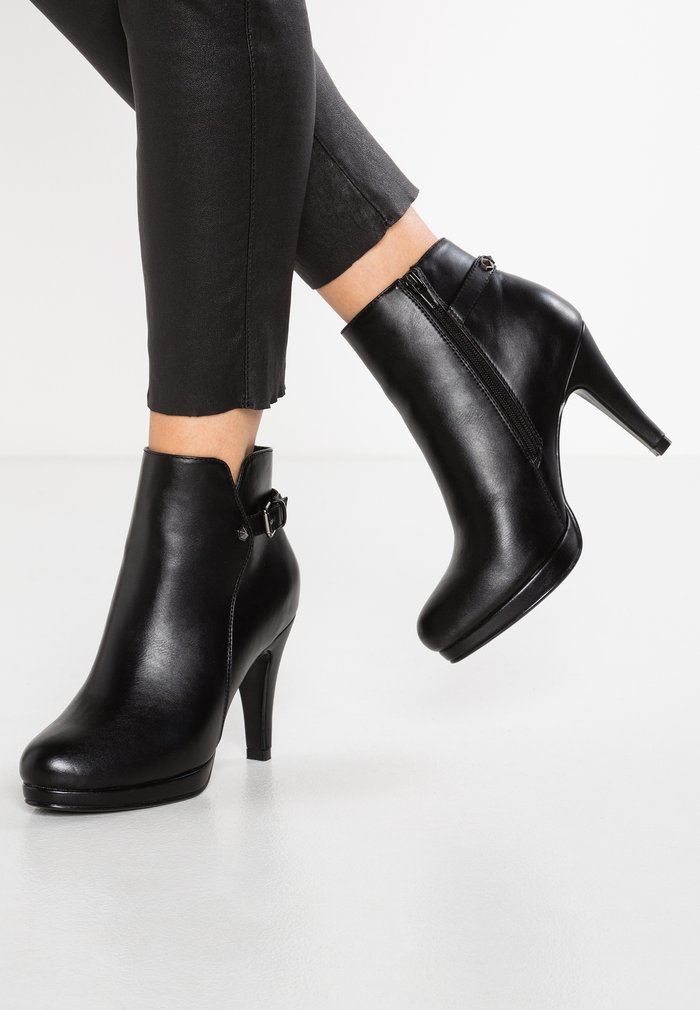 Bottines Anna Field Talons platform Zip UP Noir Femme | BUV-5542662